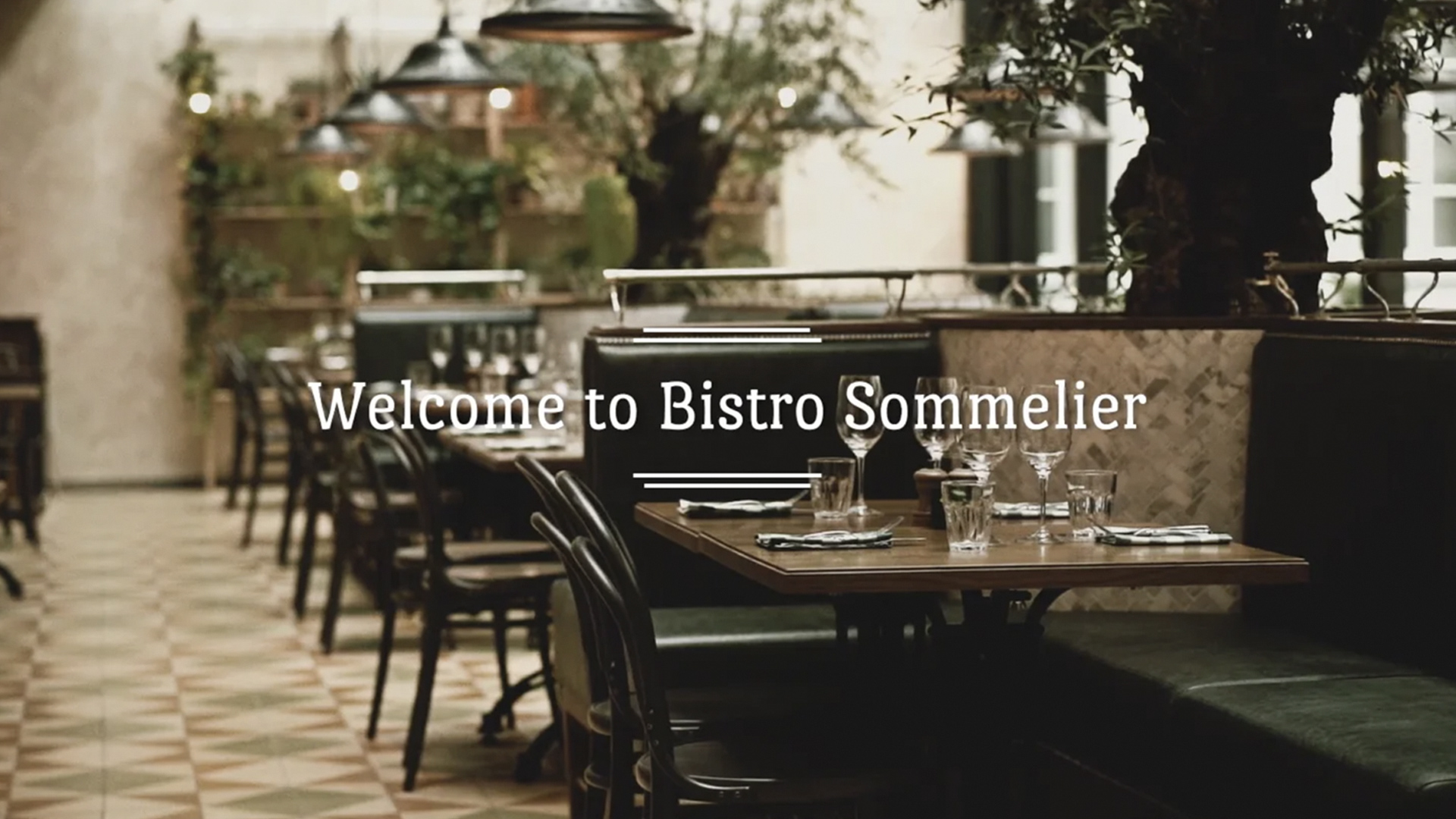 Corporate film<em>Bistro Sommelier</em>